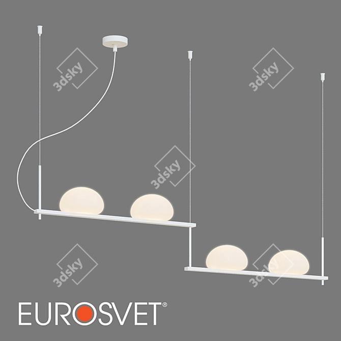 Modern Stair Pendant Eurosvet 3D model image 1