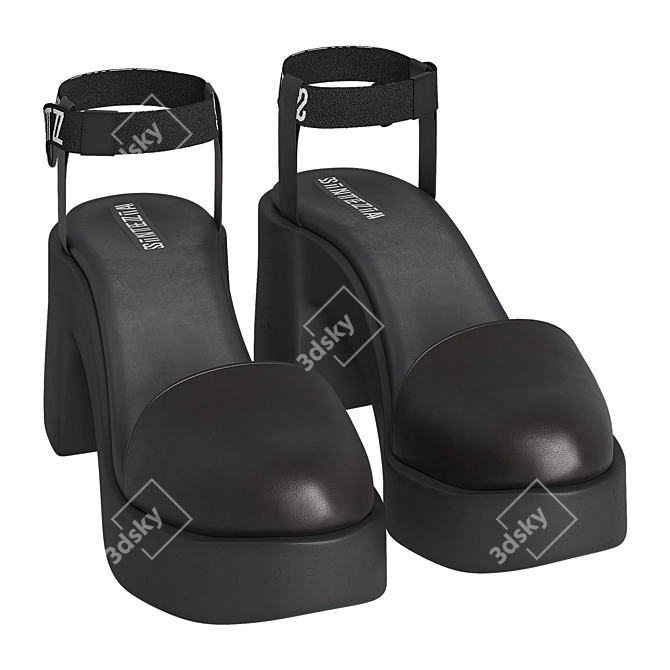 SINTEZIA KELLY Sandals with Turbosmooth 3D model image 1