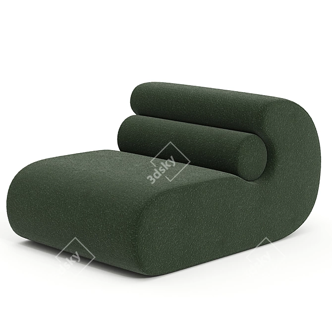 Modern Ola Armchair 3D Model 3D model image 1