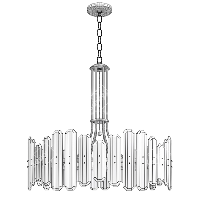 Bolton Crystal Chandelier 2013 Edition 3D model image 2