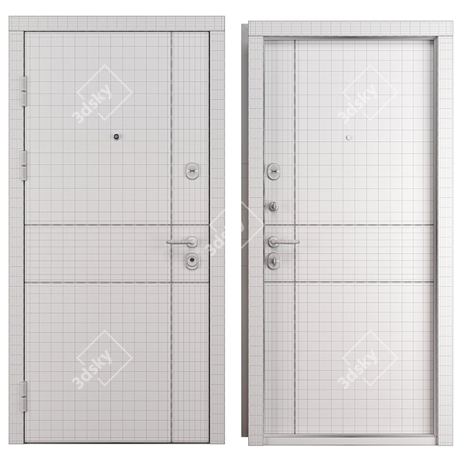 Medina2 Metal Entry Door (Abvehr) 3D model image 4