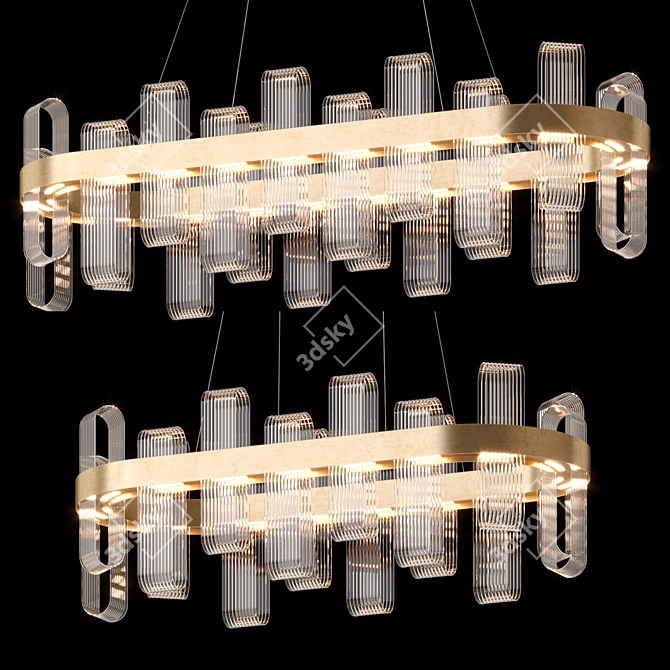 Elegant Rebecca Collection by Lampatron 3D model image 2