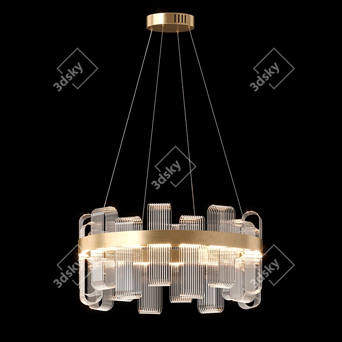 Elegant Rebecca Collection by Lampatron 3D model image 4