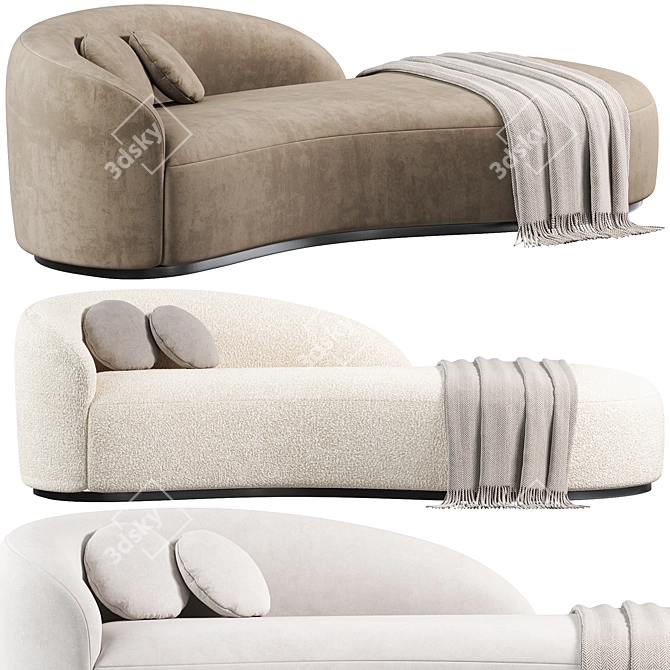 Stylish Bernd Sofa 2015 Version 3D model image 2