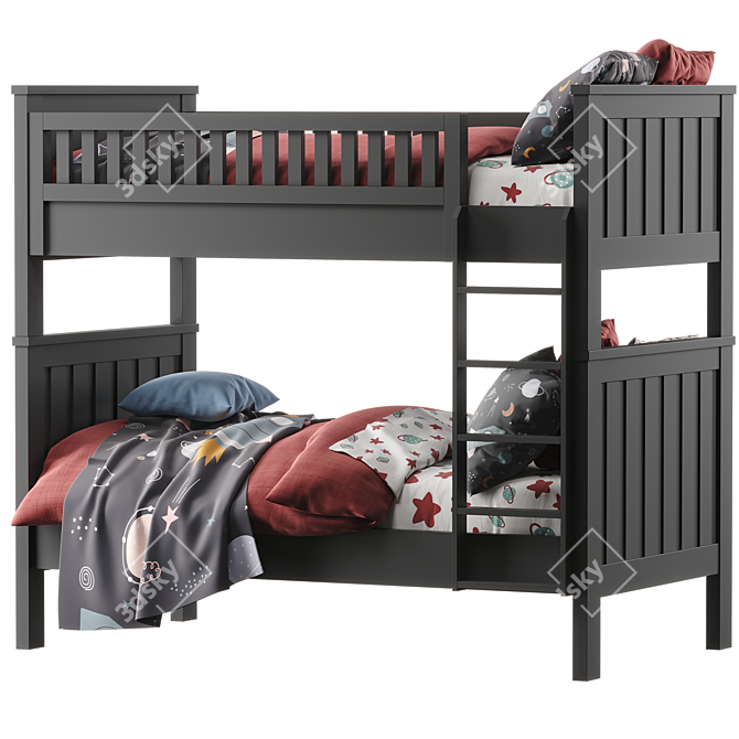 Modern Kenwood Bunk Bed 2014 3D model image 2