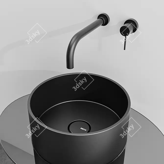  Rexa Freestanding Washbasin 3D Model 3D model image 7
