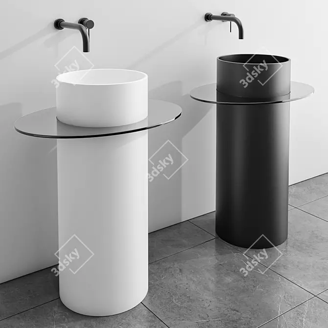  Rexa Freestanding Washbasin 3D Model 3D model image 13