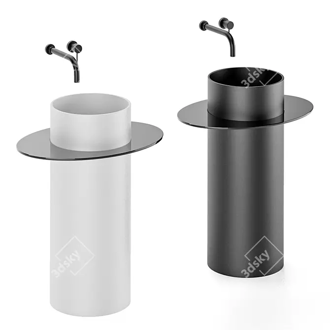  Rexa Freestanding Washbasin 3D Model 3D model image 19