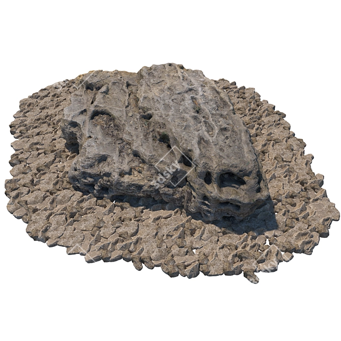 Galka Stone Model Kit 3D model image 1