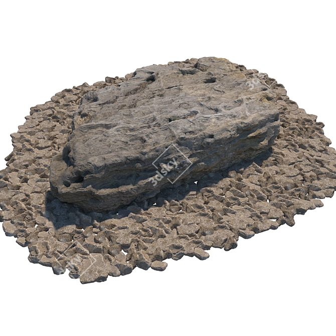 Galka Stone Model Kit 3D model image 5