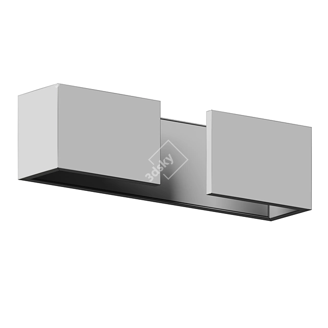 Modern LED Wall Sconce Fixture 3D model image 4