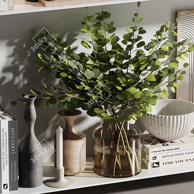 Elegant Decorative 3D Set 3D model image 2