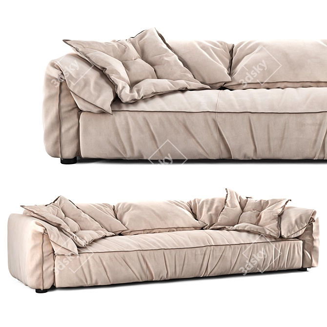 Modern Vray Sofa with Textures 3D model image 7