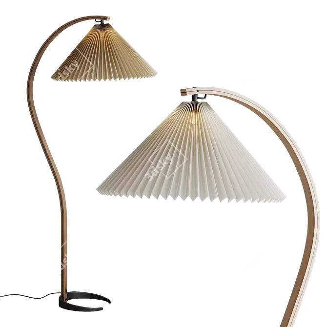 MADS CAPRANI Timberline Floor Lamp 3D model image 1
