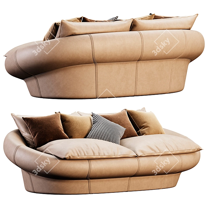 Giovannetti TANGERI Modern Sofa 3D model image 4