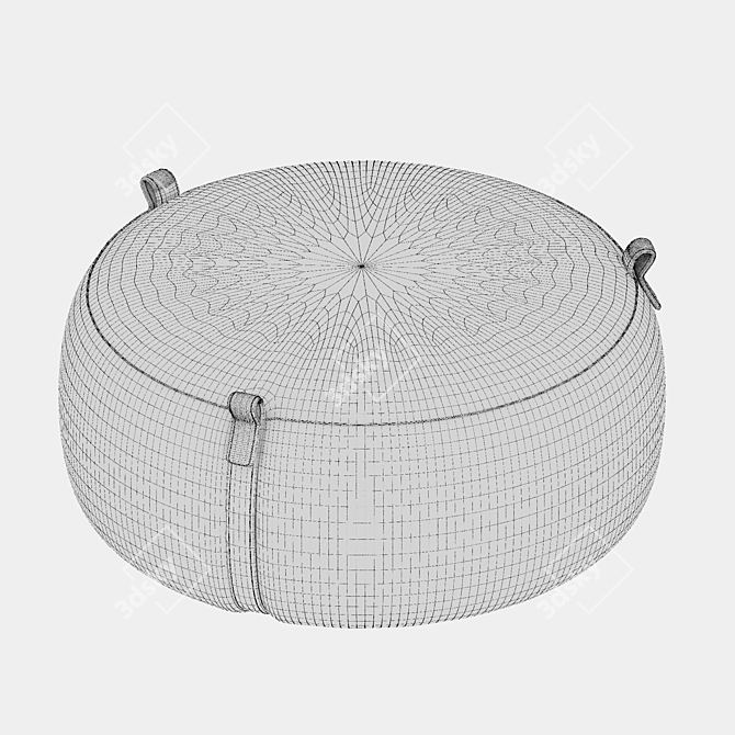 Lema Notch Ottoman 3D model image 3