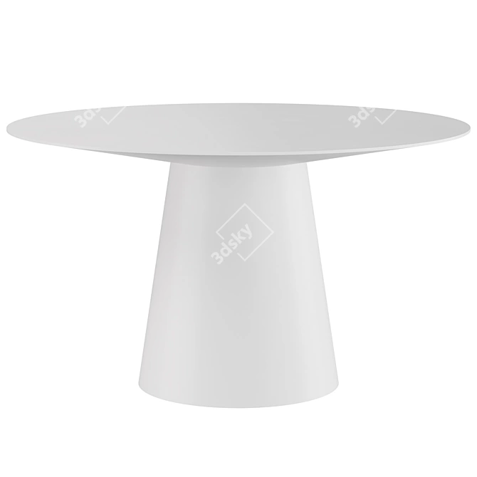 Wesley Round Dining Table, 53 3D model image 3