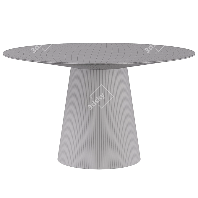 Wesley Round Dining Table, 53 3D model image 7