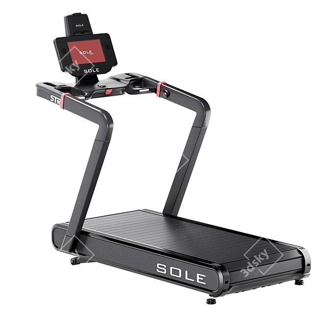 Compact Gym Treadmill ST90 3D model image 1