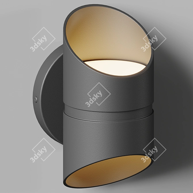 Marino LED Outdoor Wall Sconce 3D model image 2