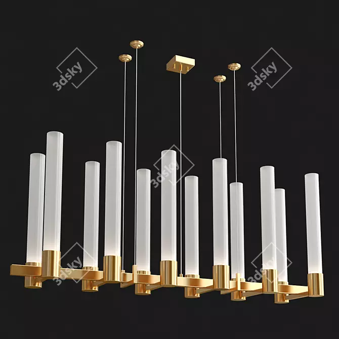 Terni Stylish LED Pendant Light 3D model image 2