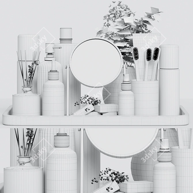 Bathroom Accessories 3D Models Bundle 3D model image 4