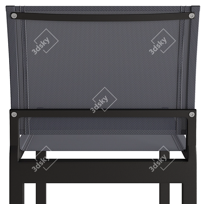 Modern Aegean Dining Armchair Set 3D model image 5