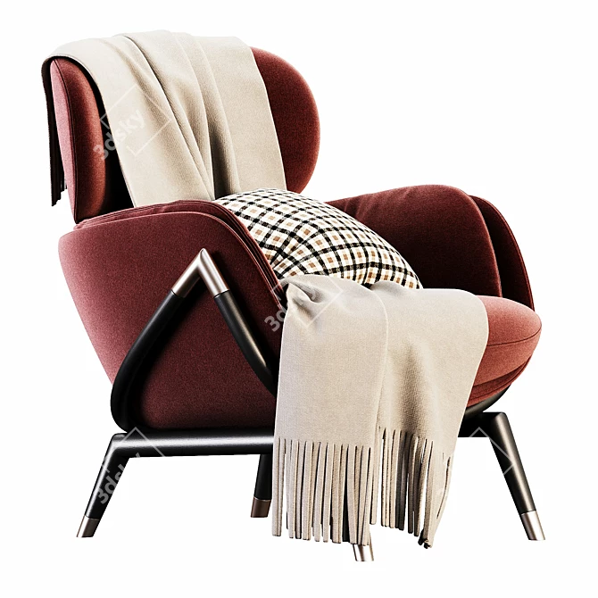 Elysia Lounge Chair | Modern Design 3D model image 1