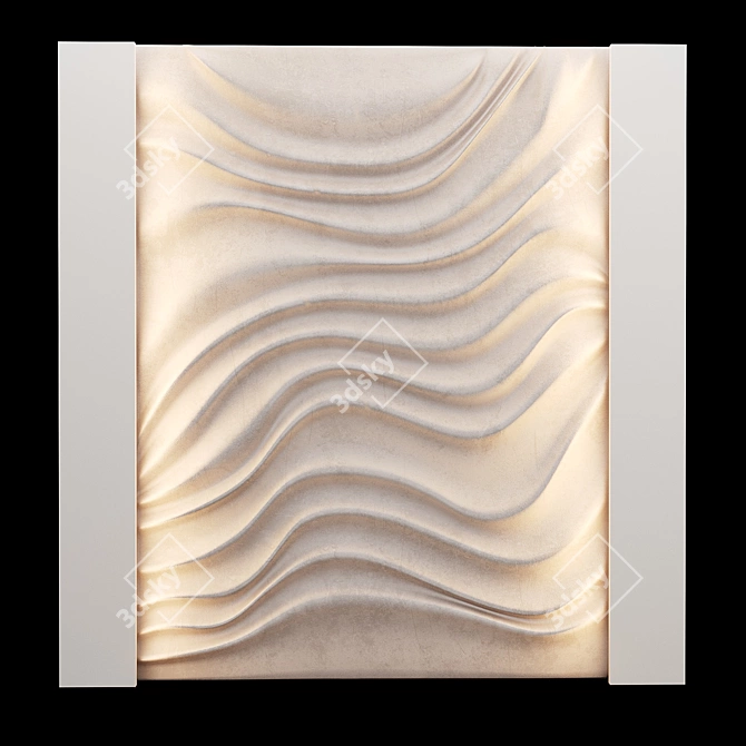 Modern 3D Wall Panel Design 3D model image 2