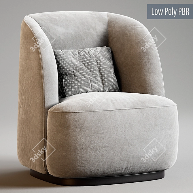 Geometric Atlanta Furniture Model 3D model image 1