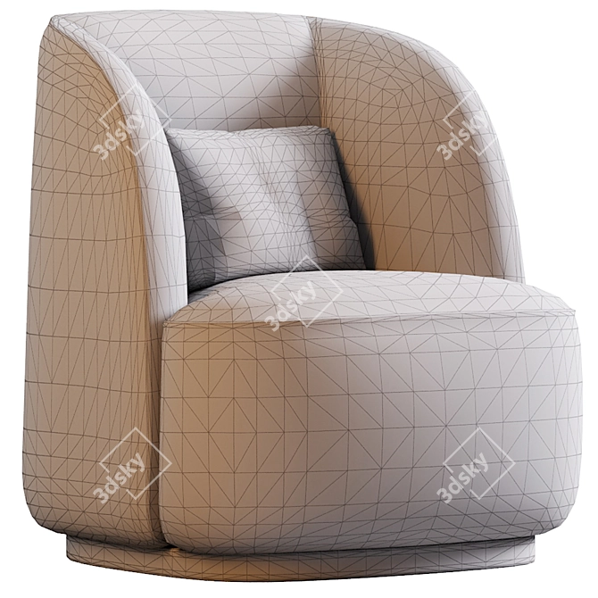 Geometric Atlanta Furniture Model 3D model image 3