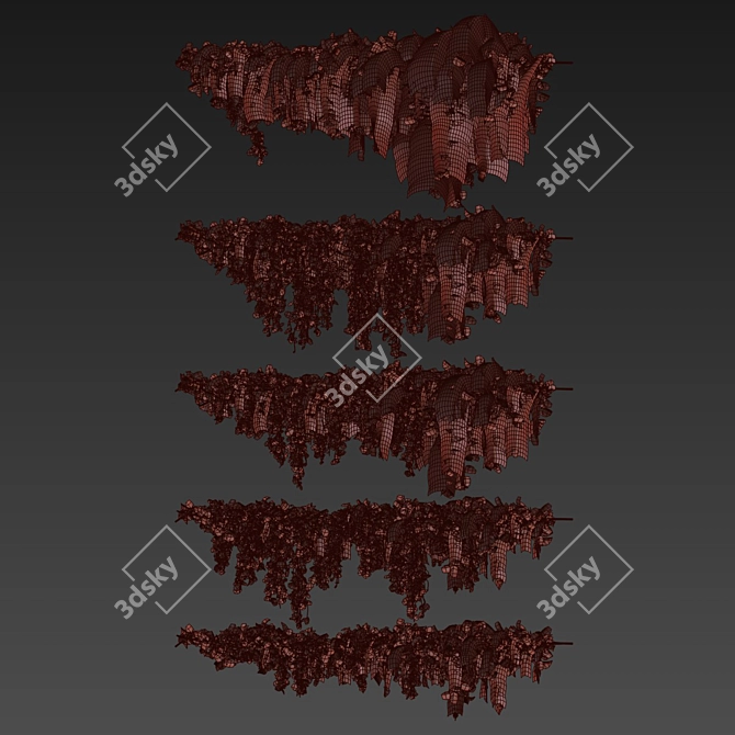 Ivy Fitowall Outdoor Plant Collection 3D model image 6