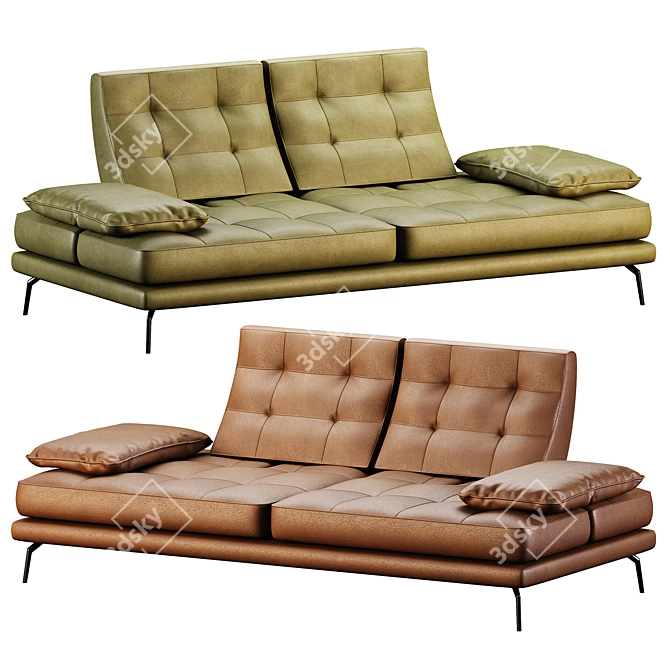  Artistic Sofa Design BUCCI 3D model image 7