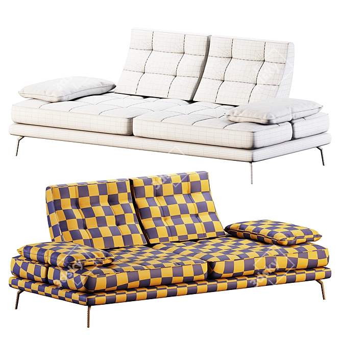  Artistic Sofa Design BUCCI 3D model image 5