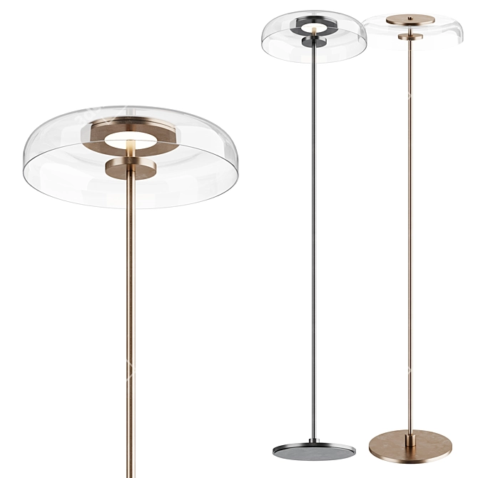 Title: Elegant NUURA Blossi Floor Lamp 3D model image 1
