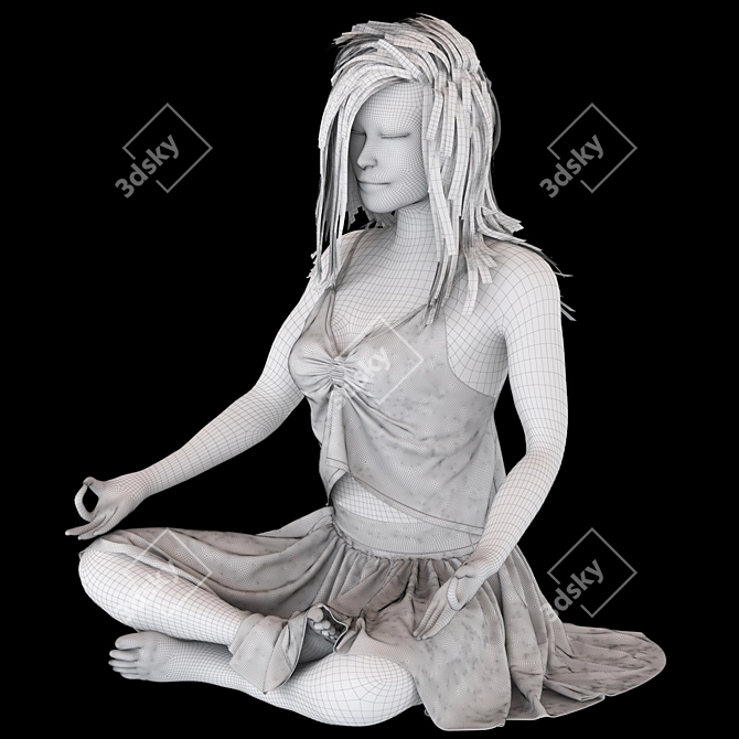 Yoga Chic Tank Top 3D model image 5