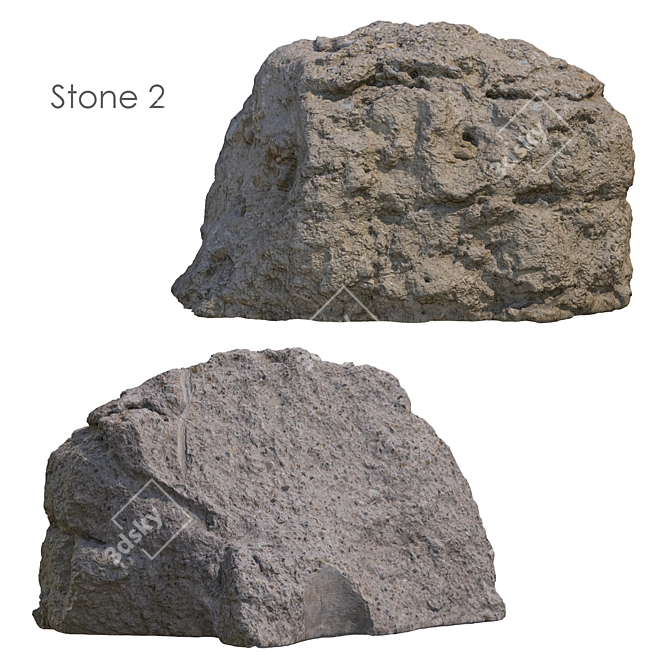 3 Stone Park Set 3D model image 4