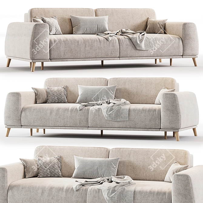 Elegant Lawrence Sofa | 2017 Version 3D model image 1