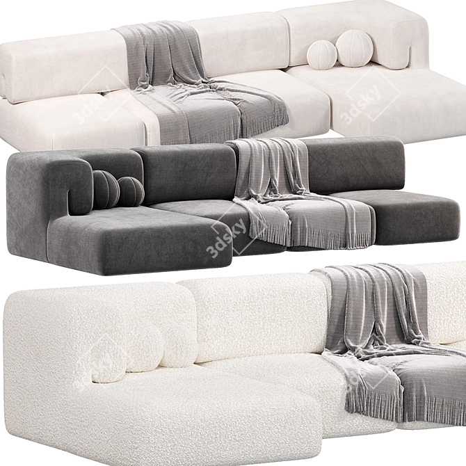 PADUN Modular Sofa 2015 Design 3D model image 2