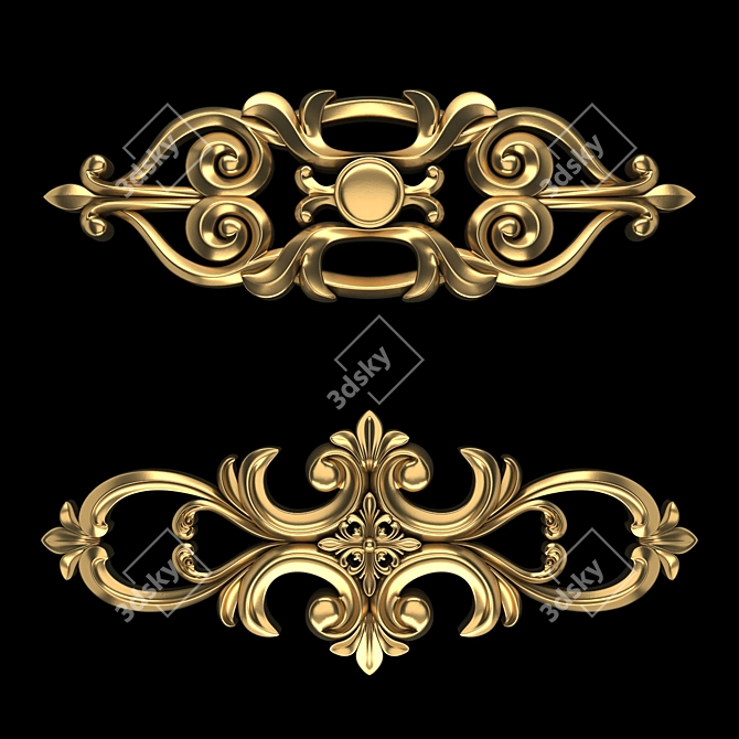 Elegance 3D Ornament Modeling Kit 3D model image 1