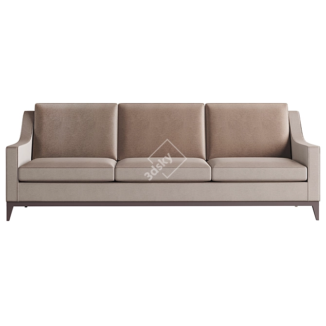 Mike Beige Sofa by Lavsit 3D model image 2