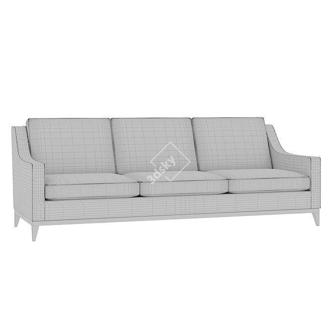 Mike Beige Sofa by Lavsit 3D model image 5