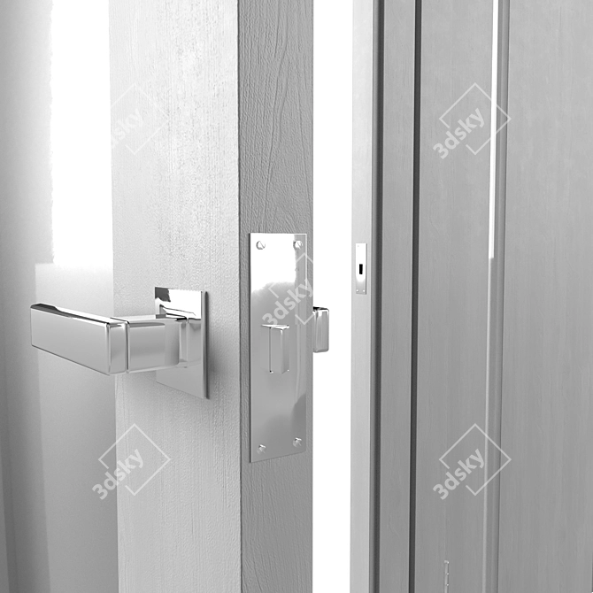 Sophisticated Sofia Entry Door 3D model image 12