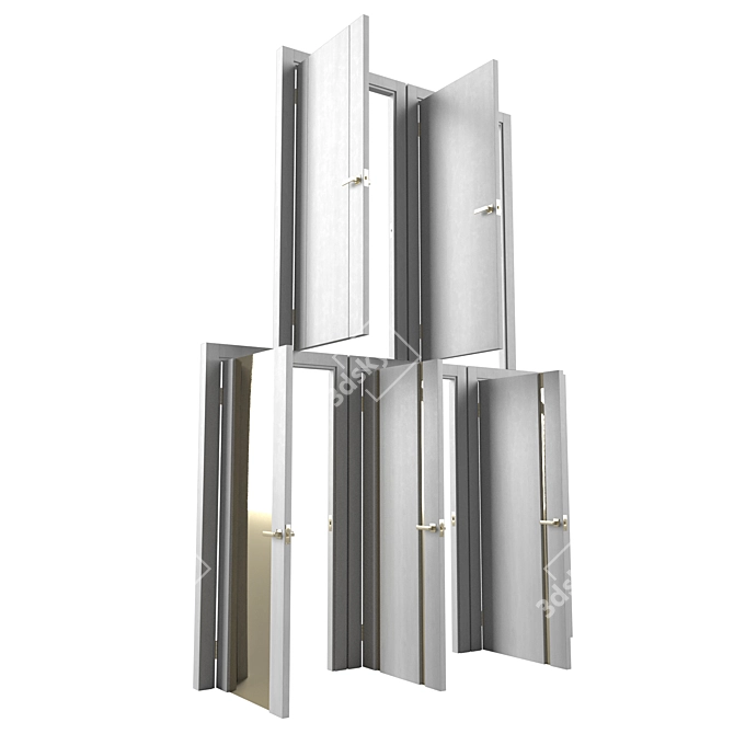 Sophisticated Sofia Entry Door 3D model image 13