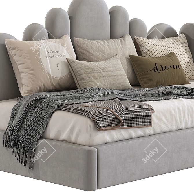 Modern Style Sofa-Bed 297 3D model image 6