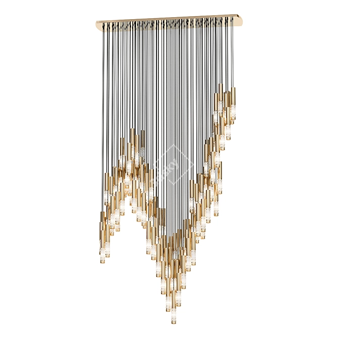 Elegance & Innovation Glass Tube 3D model image 1