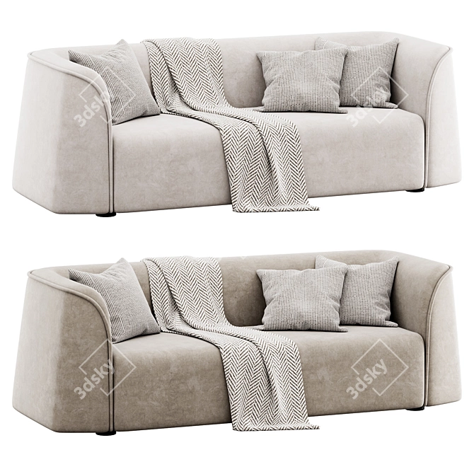 Blu Dot Thataway Sofa Set 3D model image 3