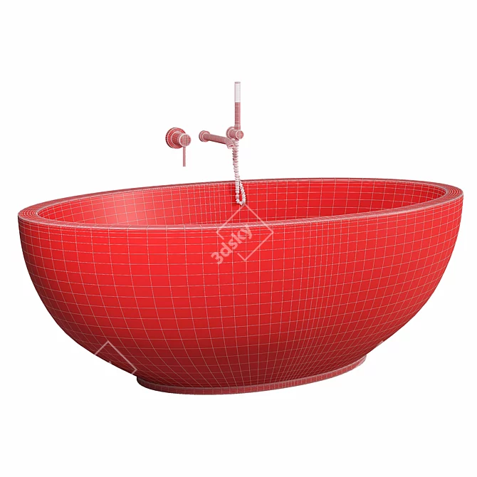 Elegant Mardan Bath Luxury Design 3D model image 3
