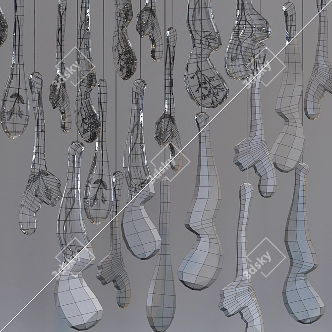 Herbarium Icon Chandelier — Exquisite Lighting 3D model image 3