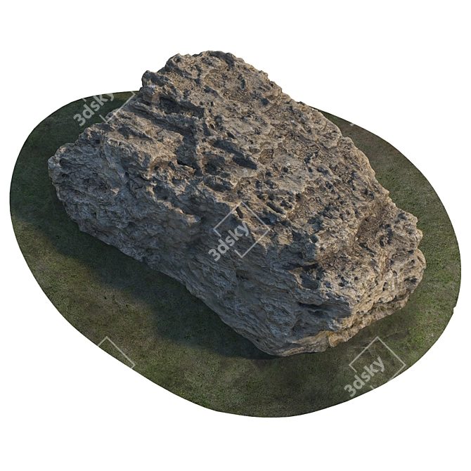 Landscape Feature Stone Kit 3D model image 1